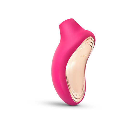 LELO SONA 2 Cruise Clitoral Massager Cerise, Cerise pink sonic clitoral massager with rounded body and small stimulation mou…