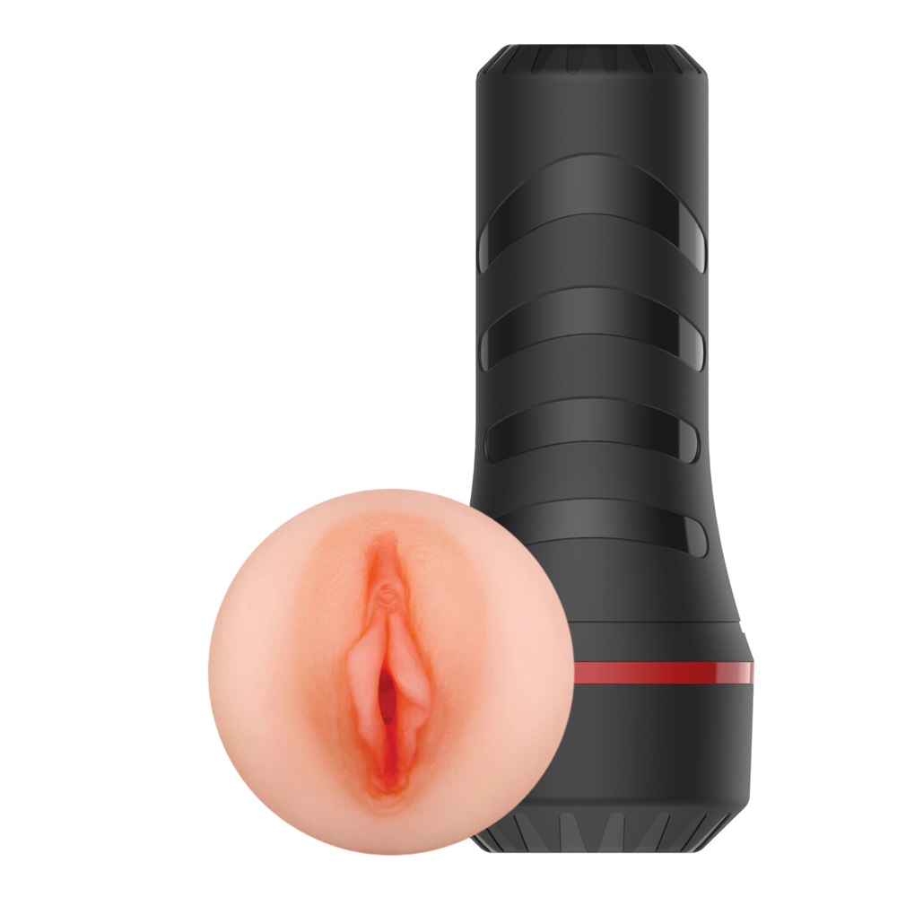 Rev-Lite Realistic Vagina Male Masturbator, Realistic male masturbator with a soft internal sleeve set inside a firm outer c…