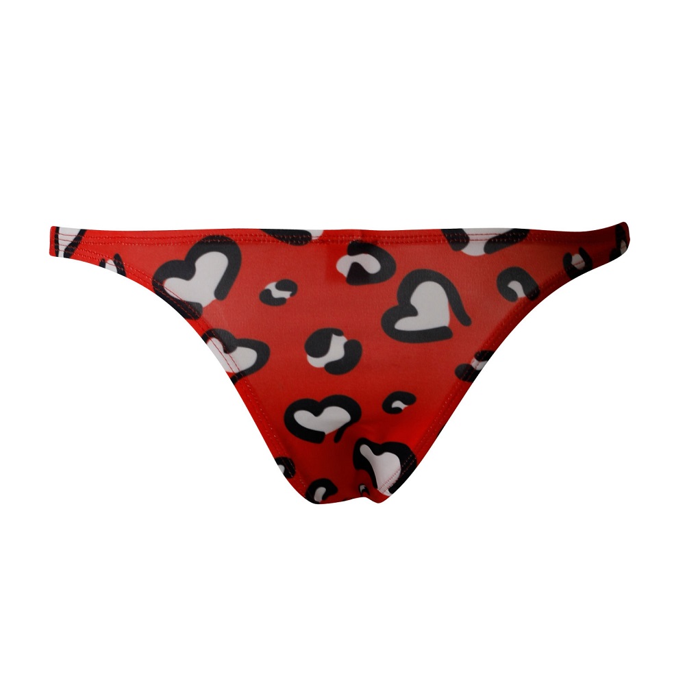 C4M Brazilian Brief Hearts - Large, shown from the back