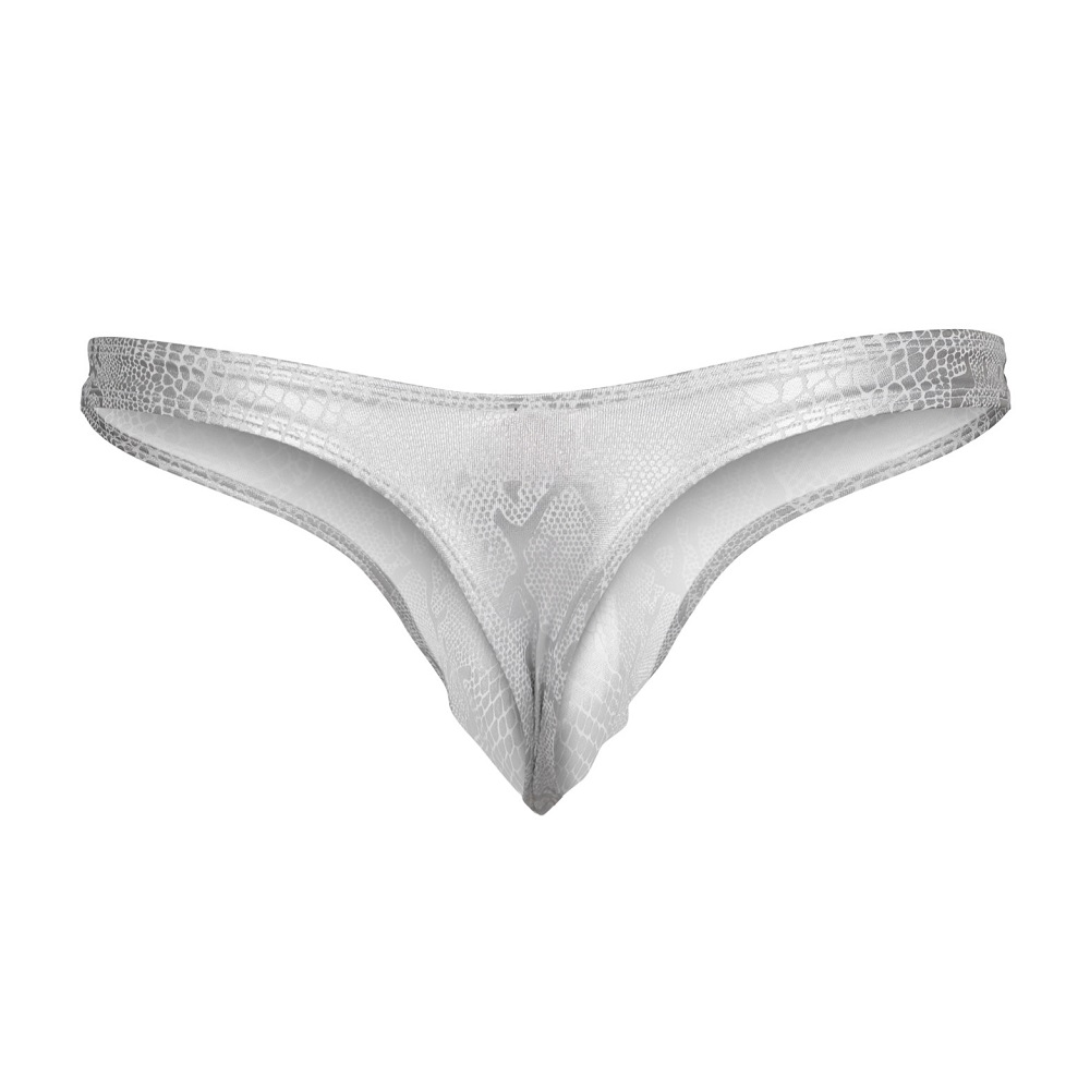 C4M Pouch Enhancing Thong Pearl - Extra Large, shown from the back