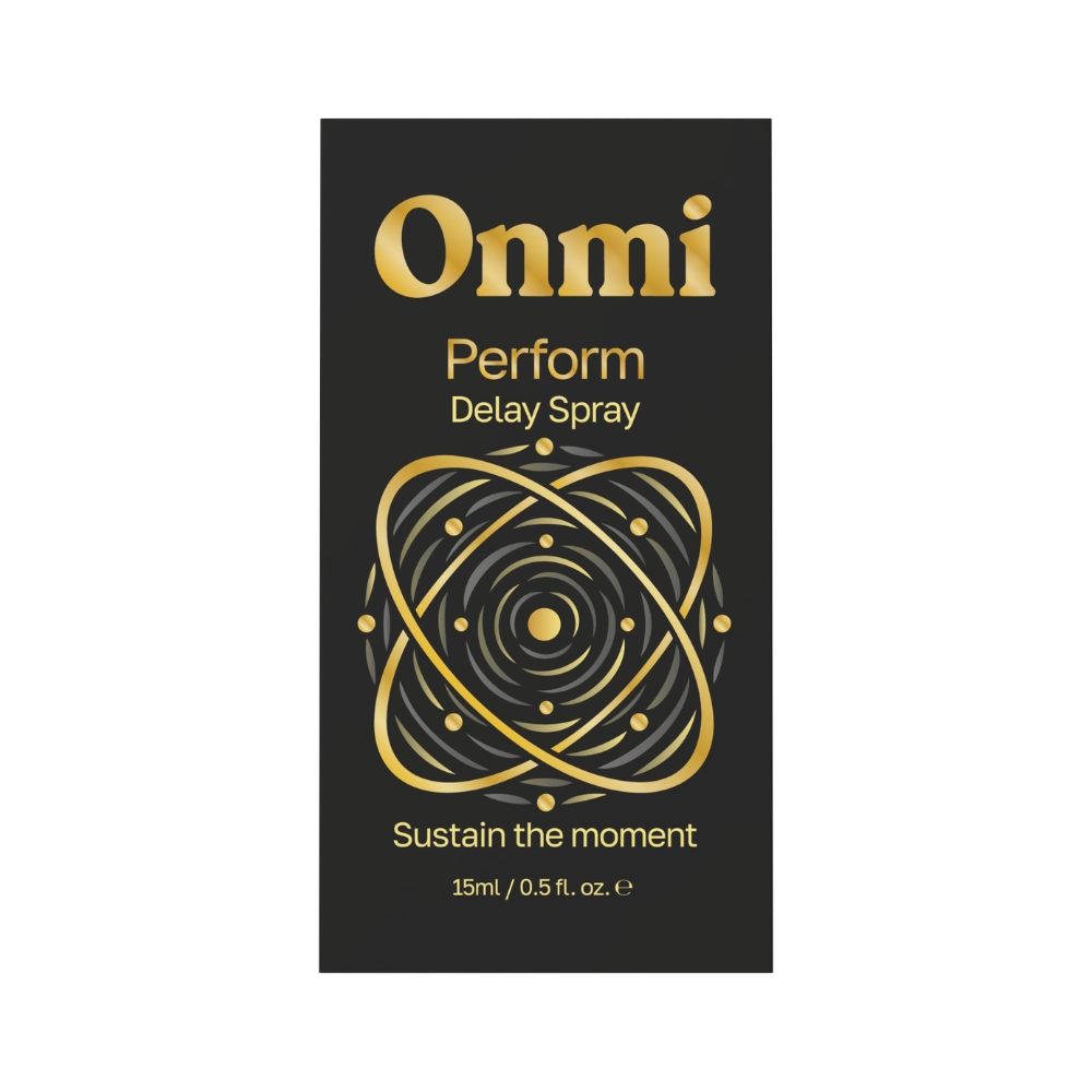 Onmi Perform Delay Spray, shown from the back
