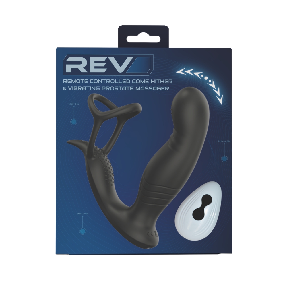 Rev Remote Controlled Come Hither & Vibrating Prostate Massager, photograph 8