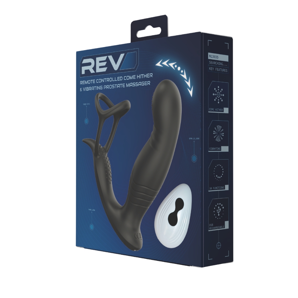 Rev Remote Controlled Come Hither & Vibrating Prostate Massager, photograph 9