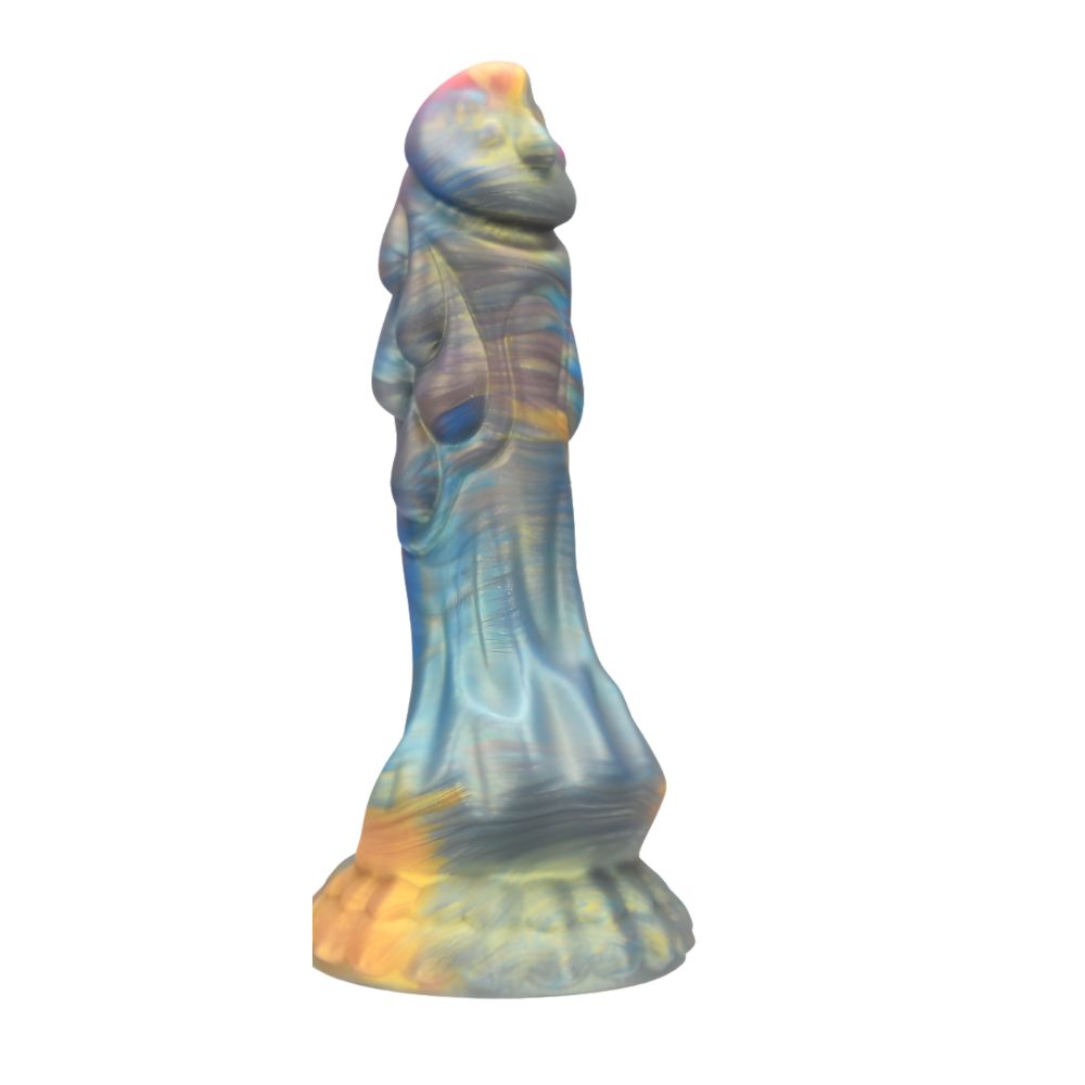 F**kLore Dragon Silicone Dildo, shown from the back