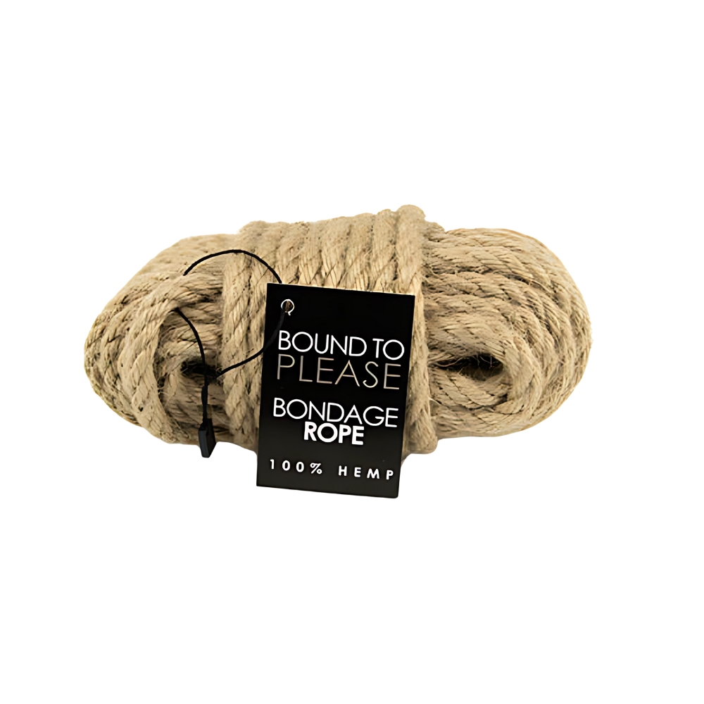 Bound to Please Bondage Rope Hemp, in 100% hemp