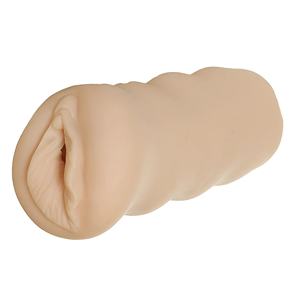 Loving Joy Real Feel Male Masturbator - Pleasure Stroker, Soft realistic flesh-toned male stroker with a compact open-ended…