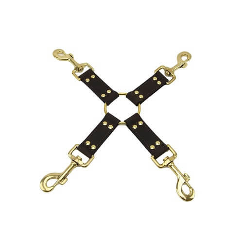 BOUND Nubuck Leather 4 Way Hog Tie, in nubuck leather