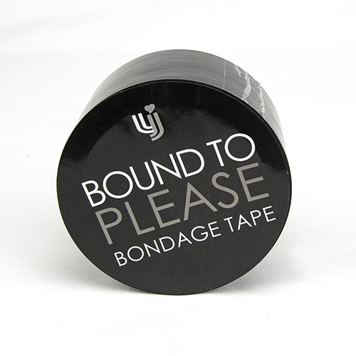 Bound to Please Bondage Tape Black, in pvc