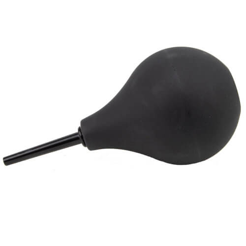 Loving Joy Anal Douche 225ml, in pvc and abs, shown from the back