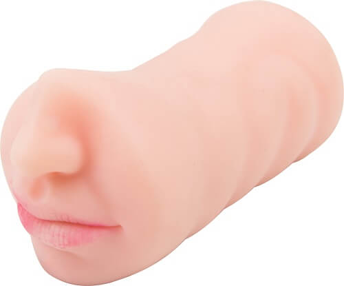 Loving Joy Real Feel Blow Job Stroker, in tpe, shown in its packaging