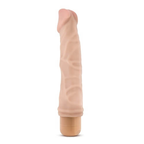 Realistic Multi Speed Vibrator Big, in pvc, shown from the back