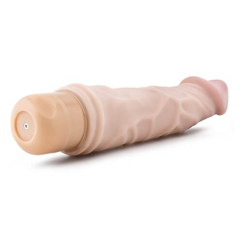 Realistic Multi Speed Vibrator Big, in pvc, shown from the side
