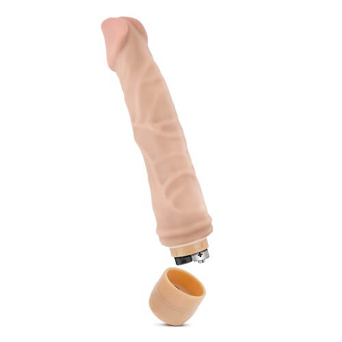 Realistic Multi Speed Vibrator Big, in pvc, shown in its packaging