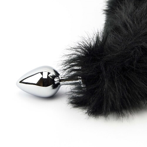 Furry Fantasy Black Panther Tail Butt Plug, photograph 7