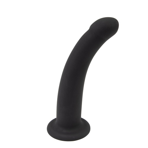 Loving Joy Curved 5 Inch Silicone Dildo with Suction Cup, in silicone