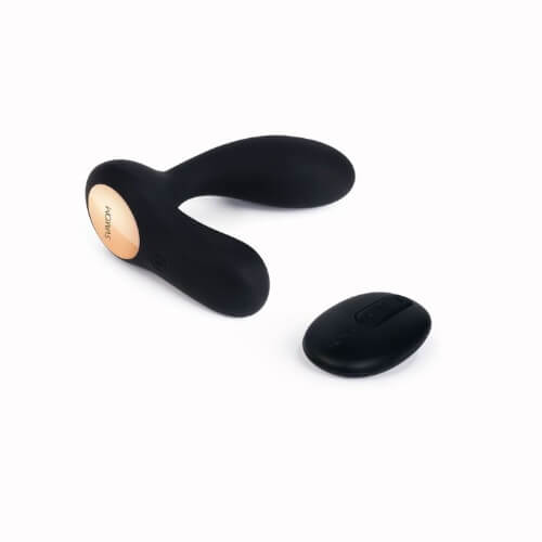 Svakom Vick Remote Control Prostate Massager, in silicone/abs, shown from the back