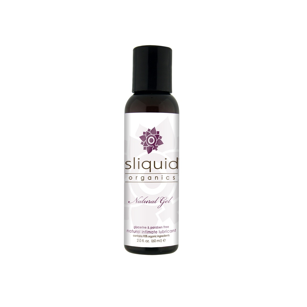 Sliquid Organics Natural Gel Thick Lubricant 59ml, in ingredients: organic aloe barbadensis decolorized leaf juice, plant ce…