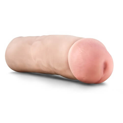 Performance Magnum Realistic Girthy Penis Extender, Girthy realistic penis extender sleeve with textured surface and hollow…