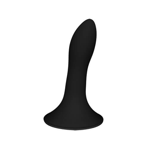 Adrien Lastic Cushioned Core Suction Cup Silicone Dildo 5 Inch, in silicone and silexpan