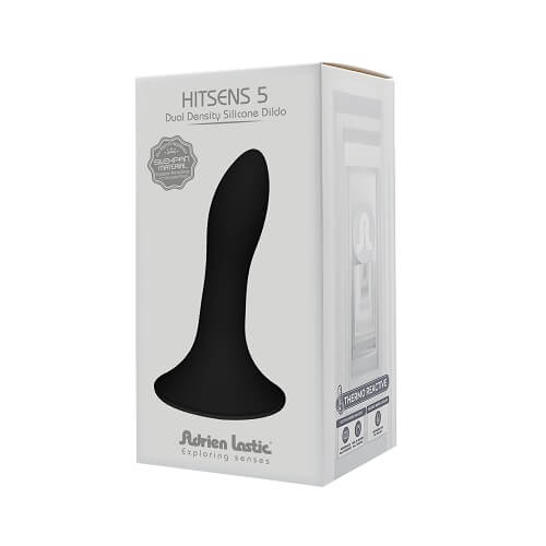 Adrien Lastic Cushioned Core Suction Cup Silicone Dildo 5 Inch, Semi-realistic flexible silicone dildo with a broad suction…