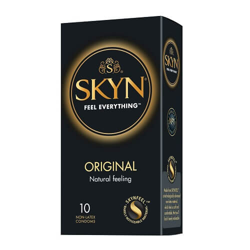 Mates SKYN Original Non Latex Condoms 10 Pack, in skynfeel synthetic polyisoprene