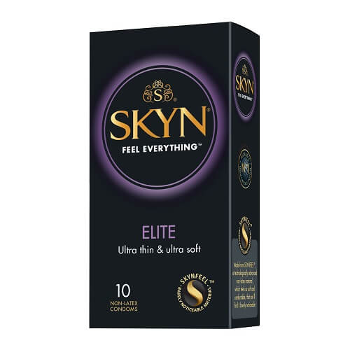 Mates SKYN Elite Non Latex Condoms 10 Pack, in skynfeel synthetic polyisoprene