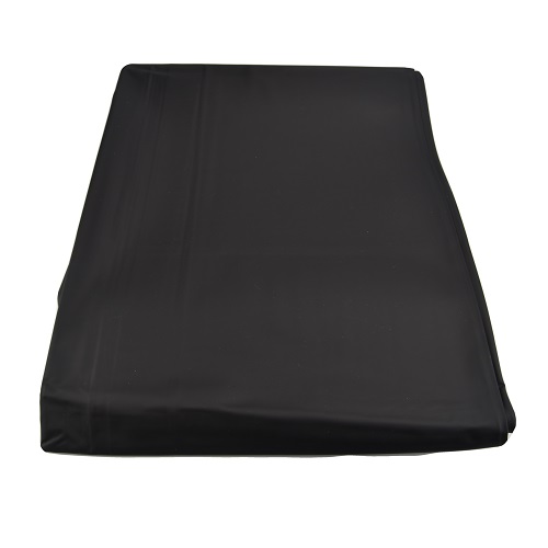 Bound to Please PVC Bed Sheet One Size Black, in pvc, shown from the side
