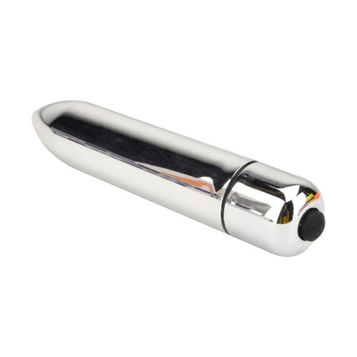 Loving Joy Single Speed Silver Bullet Vibrator, shown in its packaging