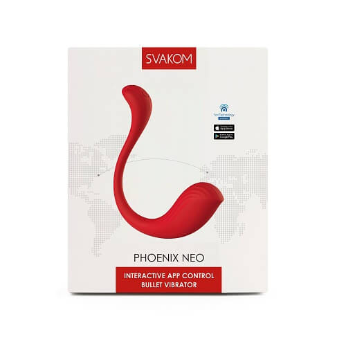 Svakom Phoenix Neo Interactive App Controlled Vibrator, photograph 8