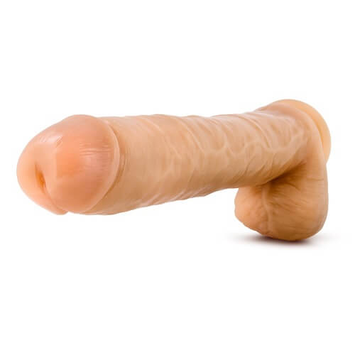 Hung Rider 14 Inch Large Realistic Dildo, in pvc, shown in its packaging