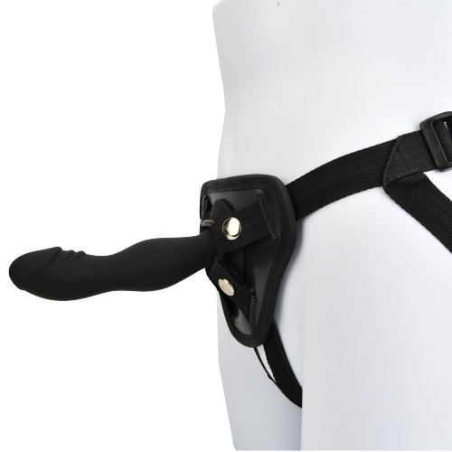 Loving Joy 6 Inch Silicone Strap On Dildo Kit, in silicone