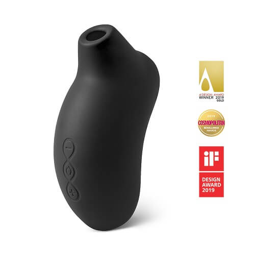 LELO SONA Sonic Clitoral Massager - Black, in silicone / abs, photograph 7