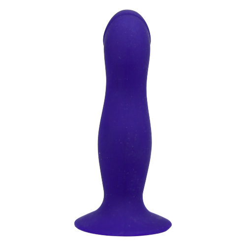 Loving Joy 6 Inch Silicone Dildo With Suction Cup Midnight Blue, in silicone