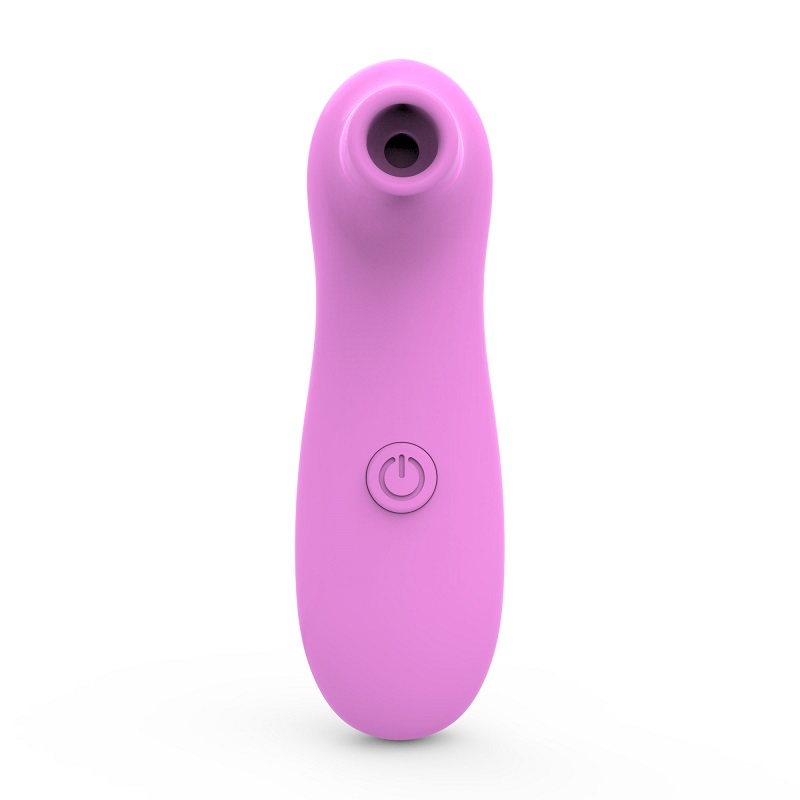 Loving Joy 10 Function Clitoral Suction Vibrator Pink, Small pink palm-sized clitoral suction vibrator with a single push bu…