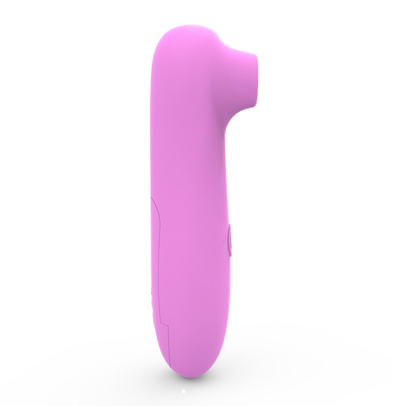 Loving Joy 10 Function Clitoral Suction Vibrator Pink, Small pink palm-sized clitoral suction vibrator with a single push bu…