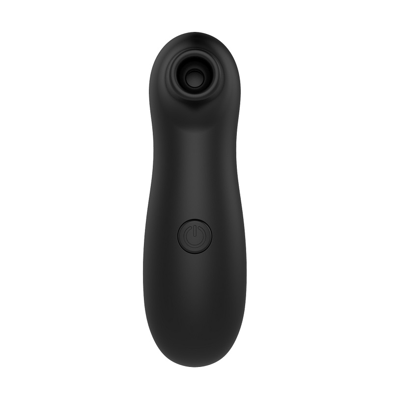 Loving Joy 10 Function Clitoral Suction Vibrator Black, shown from the back