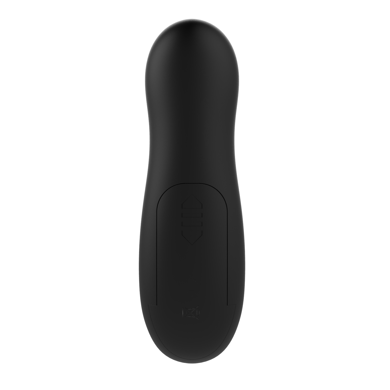 Loving Joy 10 Function Clitoral Suction Vibrator Black, shown from the side