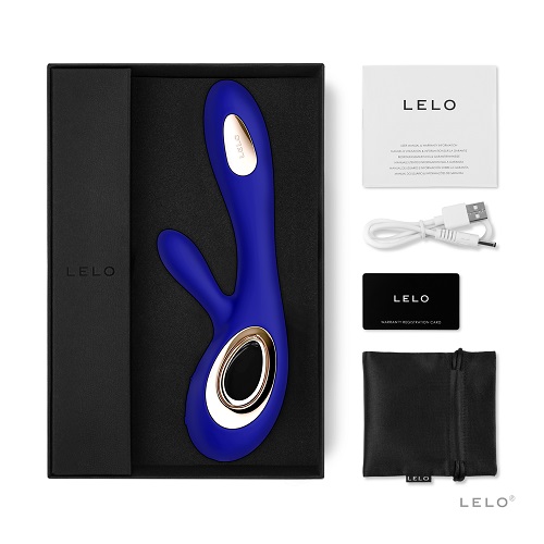 Lelo Soraya Wave Dual Action Vibrator Midnight Blue, photograph 8