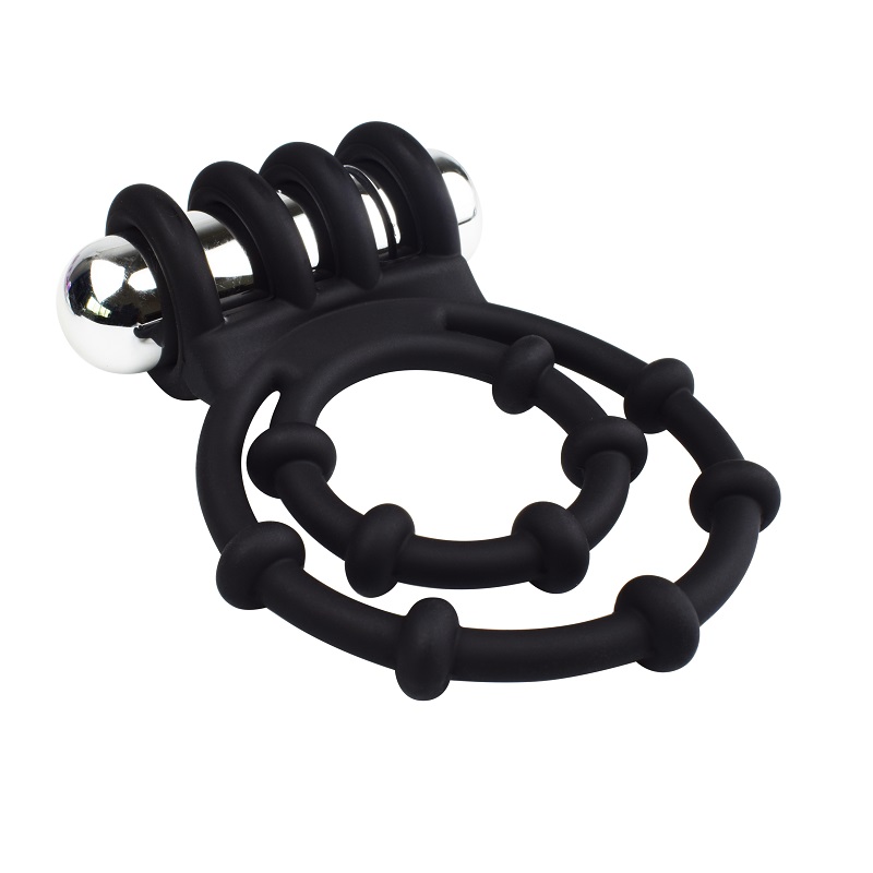 Rev-Rings Double Vibrating Cock Ring, shown from the back