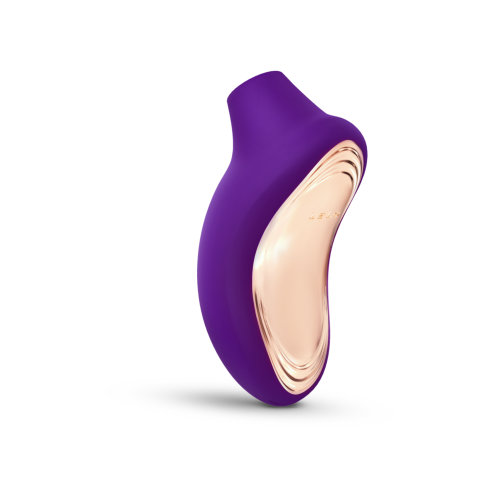 LELO SONA 2 Cruise Clitoral Massager Purple, Purple compact sonic clitoral massager with rounded body and small mouth opening