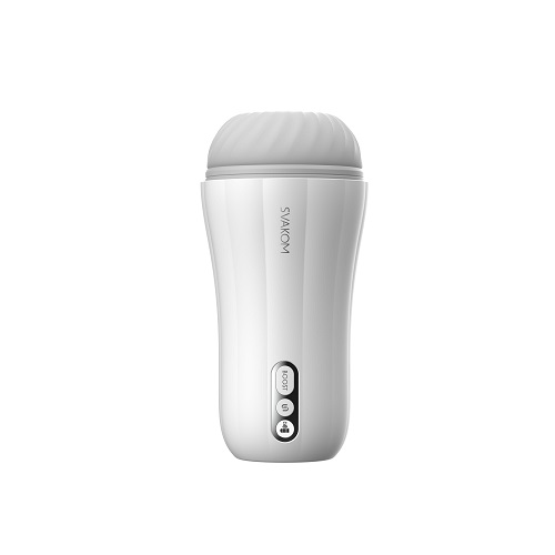 Svakom Robin Rechargeable Vibrating Masturbator, close-up detail