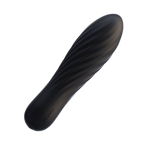 Svakom Tulip Rechargeable Bullet Vibrator Black, shown from the back