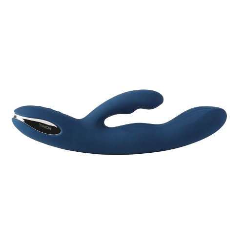 Svakom Aylin Pulsating Tip Vibrator, Dual-head silicone vibrator with a pulsating tip and elongated flexible body