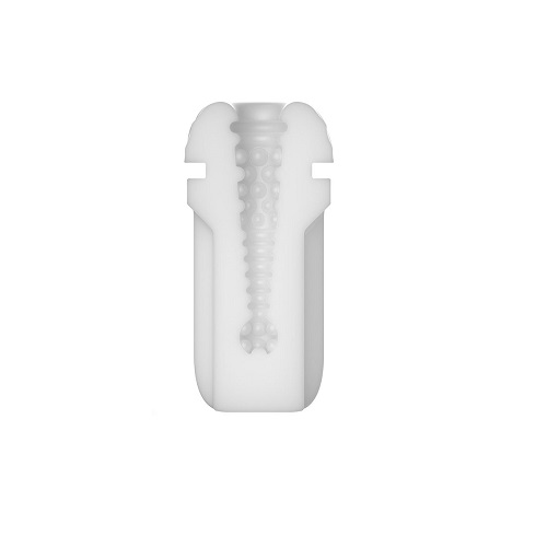 Svakom Sam Neo Replacement Sleeve, Soft textured cylindrical inner sleeve with a contoured internal channel