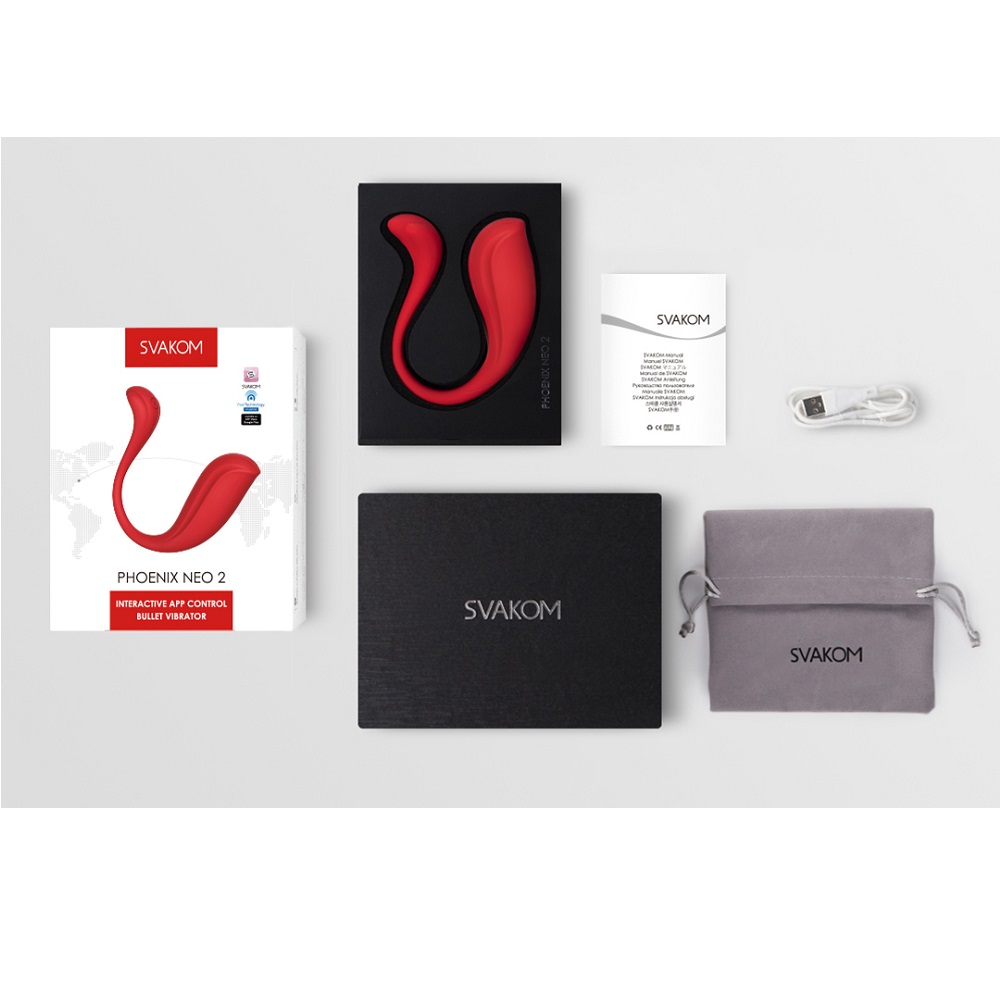 Svakom Phoenix Neo 2 Interactive App Controlled Vibrator, photograph 7