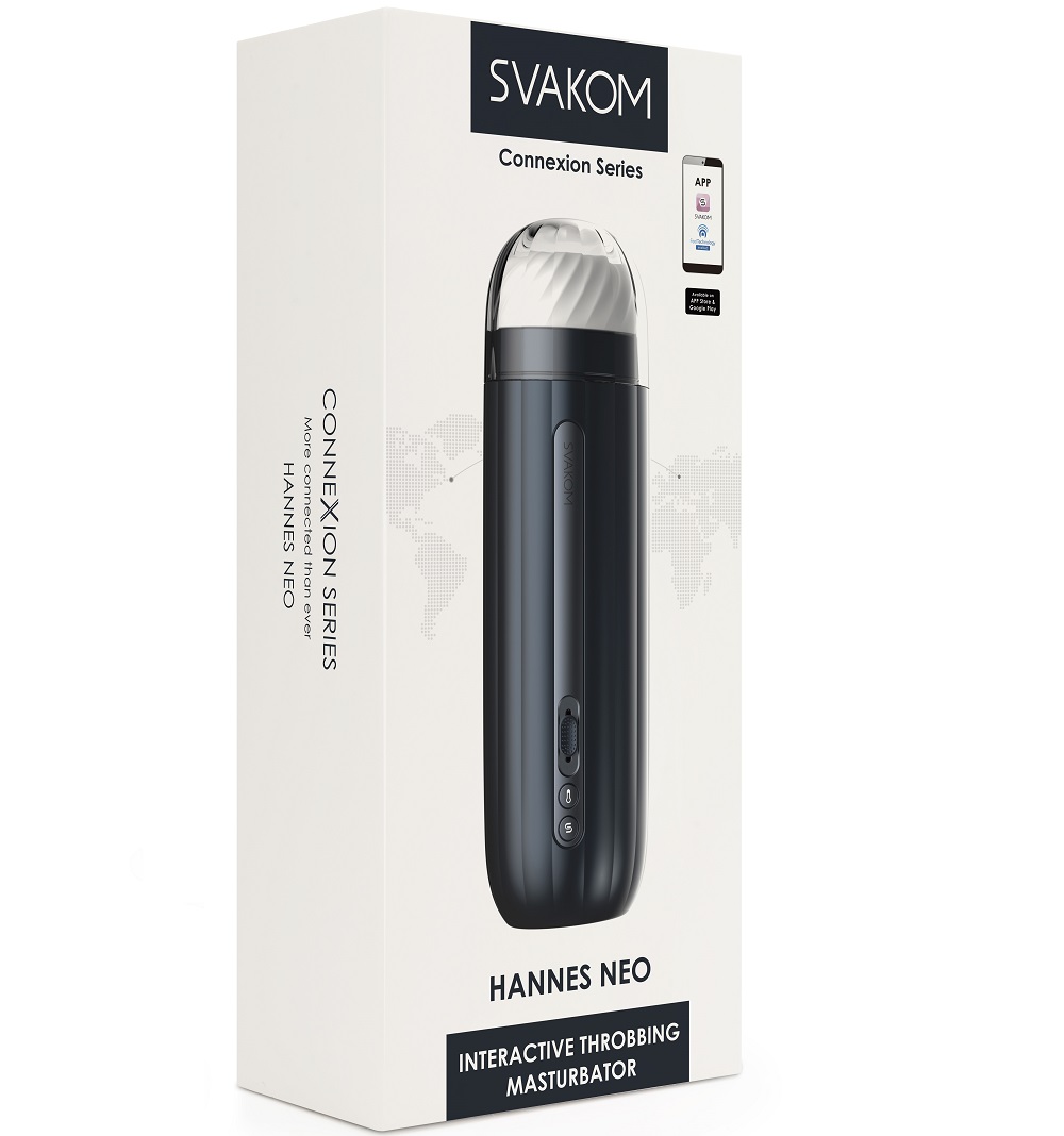 Svakom Hannes Neo Heat Vibrating Male Masturbator, photograph 6