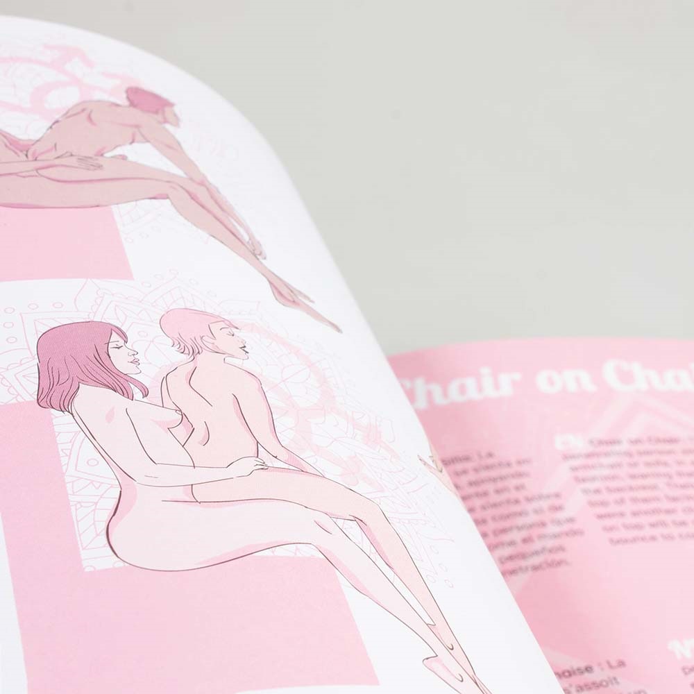 Kamasutra Sex Positions Book, close-up detail