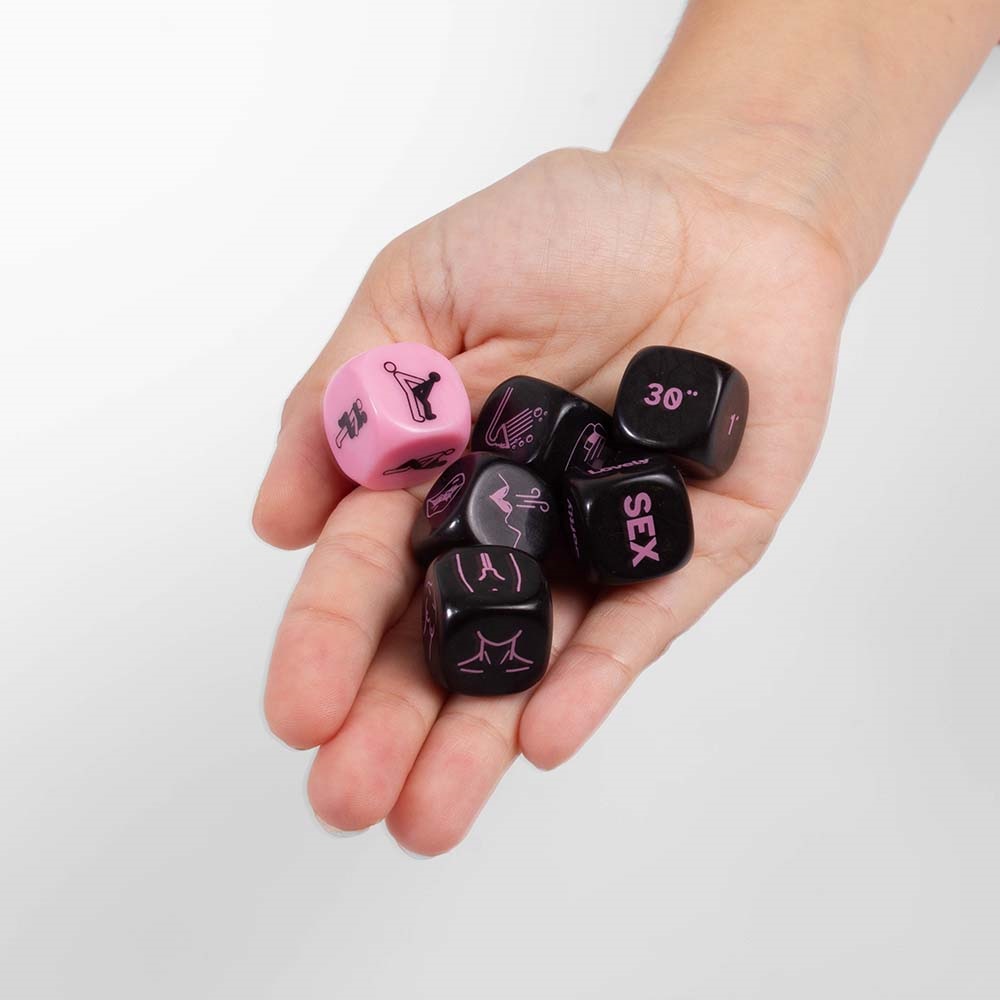 Dice, Play, Sex Dice Game, shown from the side