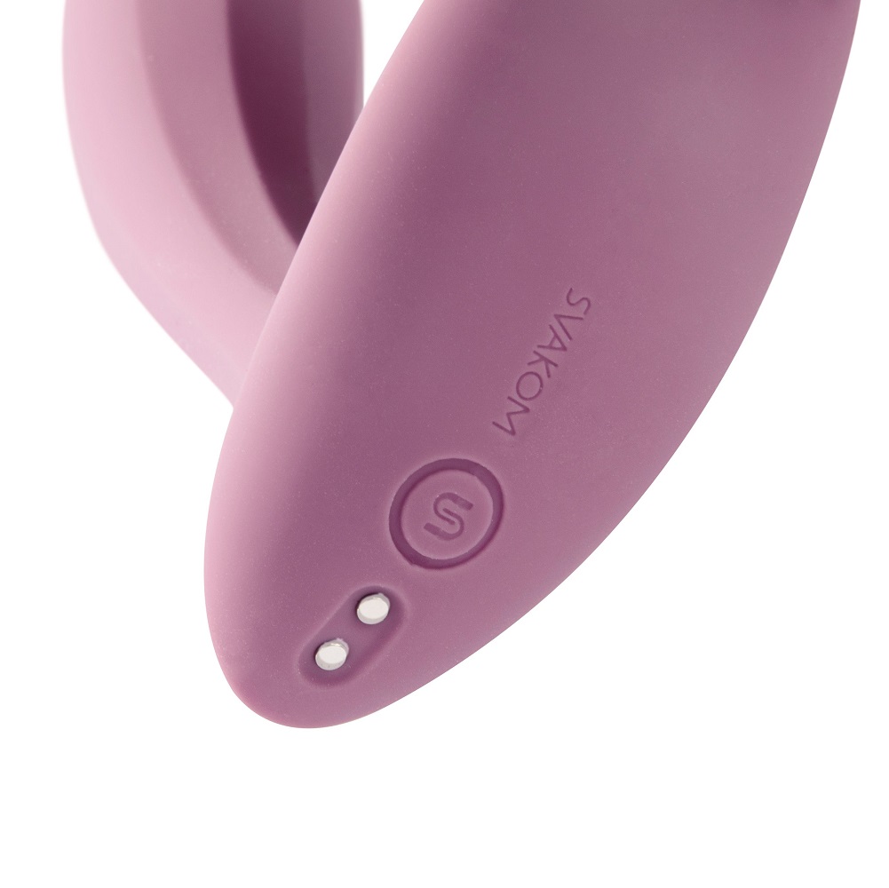 Svakom Erica Wearable Vibrator with App Control, Slim curved wearable vibrator with dual arms and smooth silicone finish, sh…