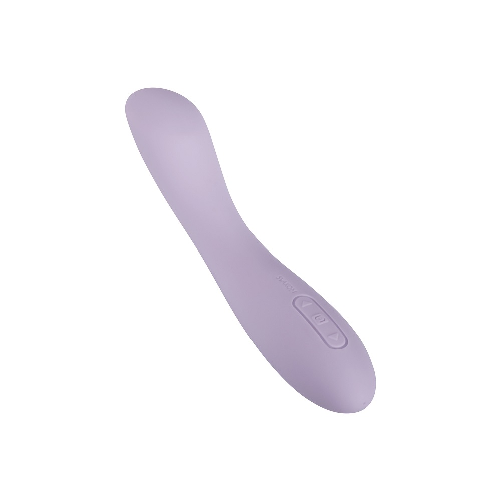 Svakom Amy 2 G-Spot and Clitoral Vibrator Lilac, shown in its packaging